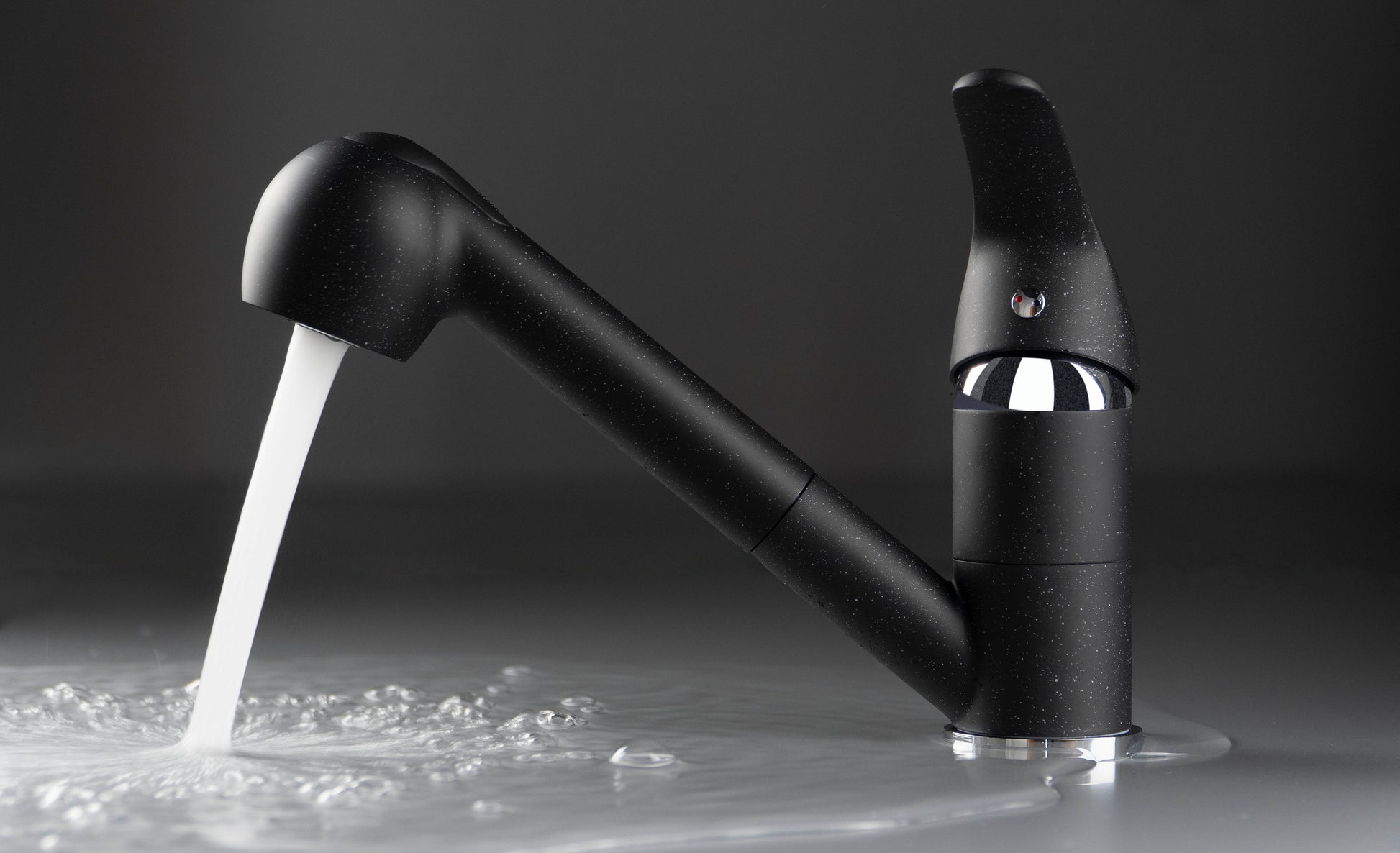 Kitchen tap, with pull-out spout - 2 stream types