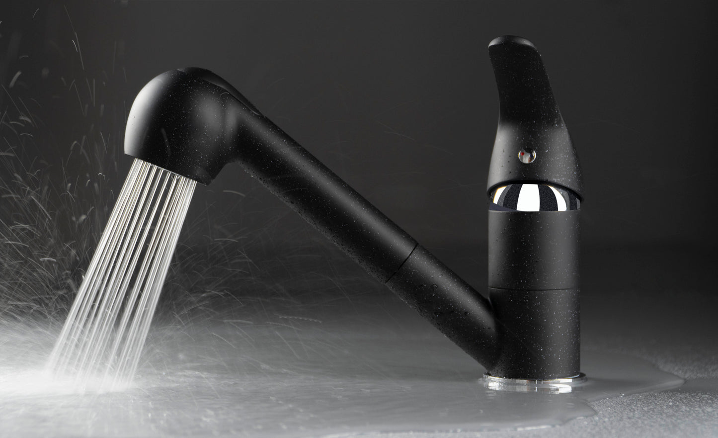 Kitchen tap, with pull-out spout - 2 stream types