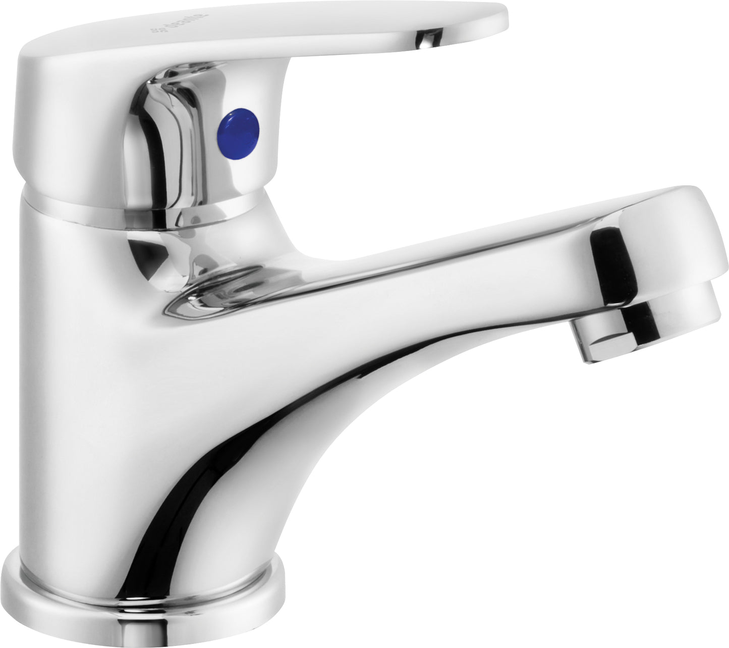Washbasin tap, with a lever, for cold or mixed water