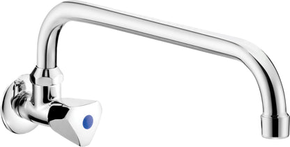 Washbasin tap, wall-mounted, for cold or mixed water