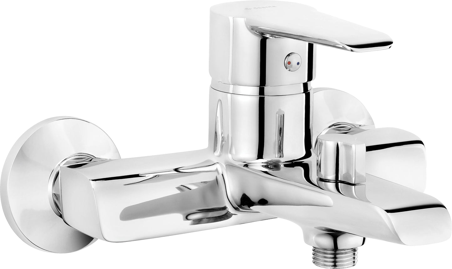 Bath mixer, wall-mounted