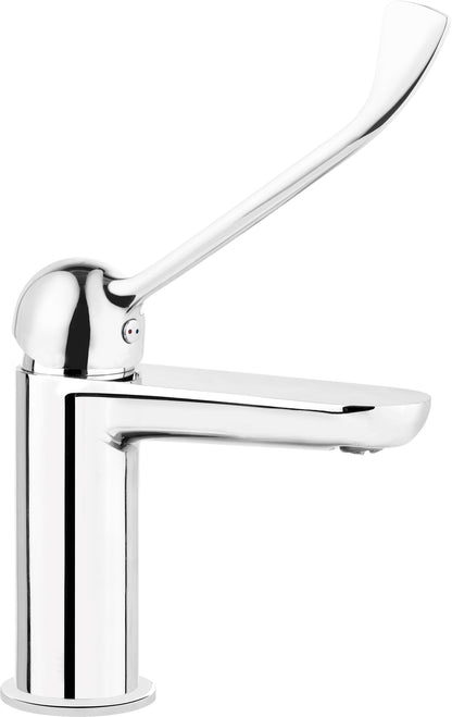 Washbasin tap, with temperature reduction