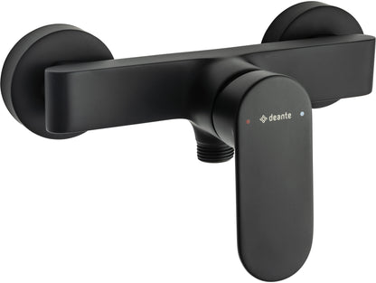 Shower mixer, wall-mounted