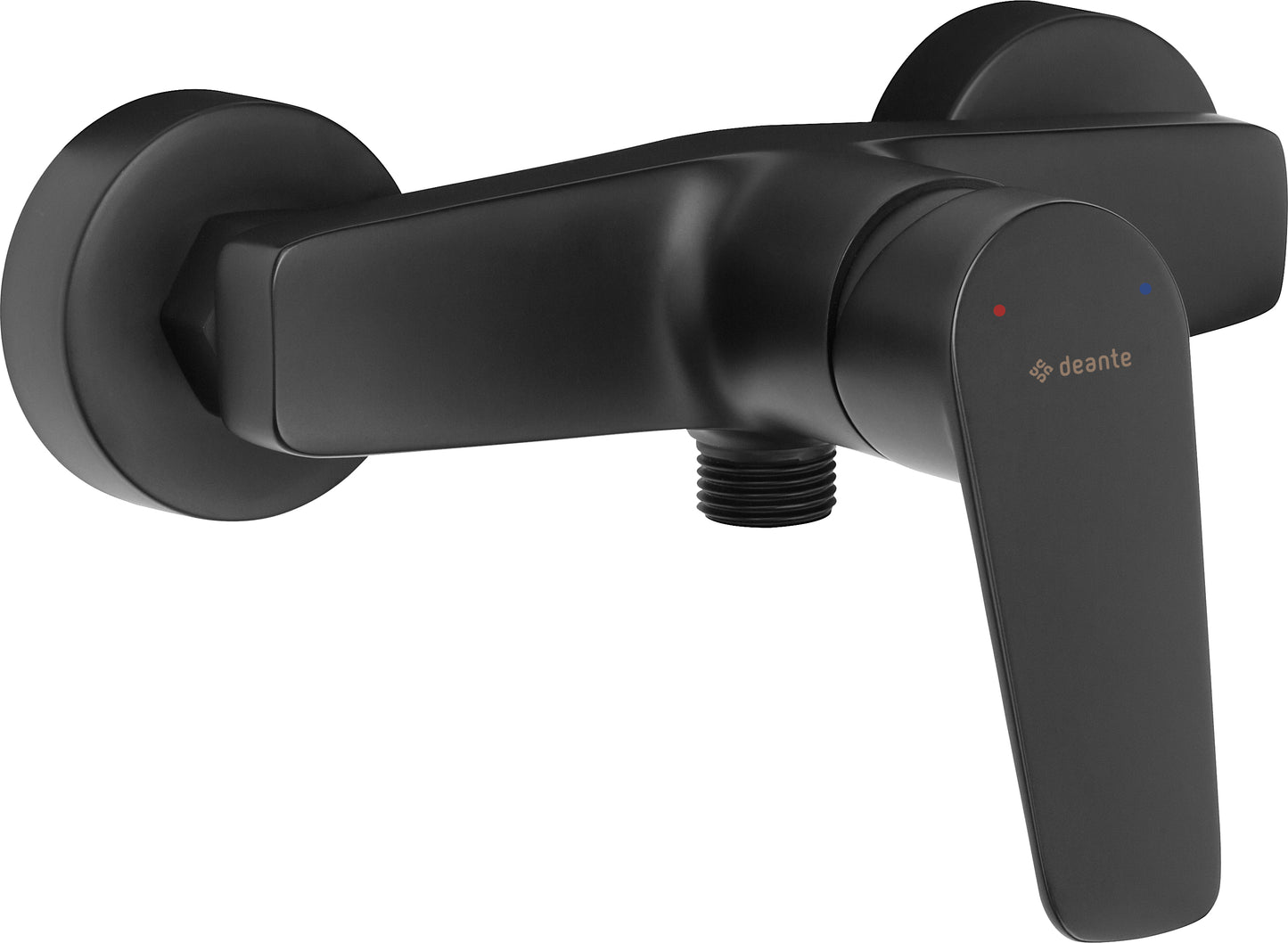 Shower mixer, wall-mounted