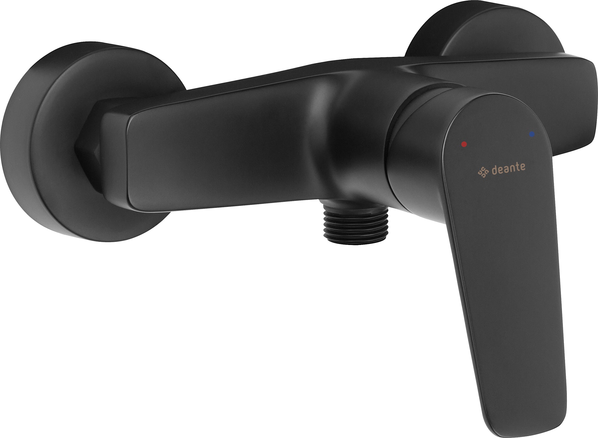 Shower mixer, wall-mounted