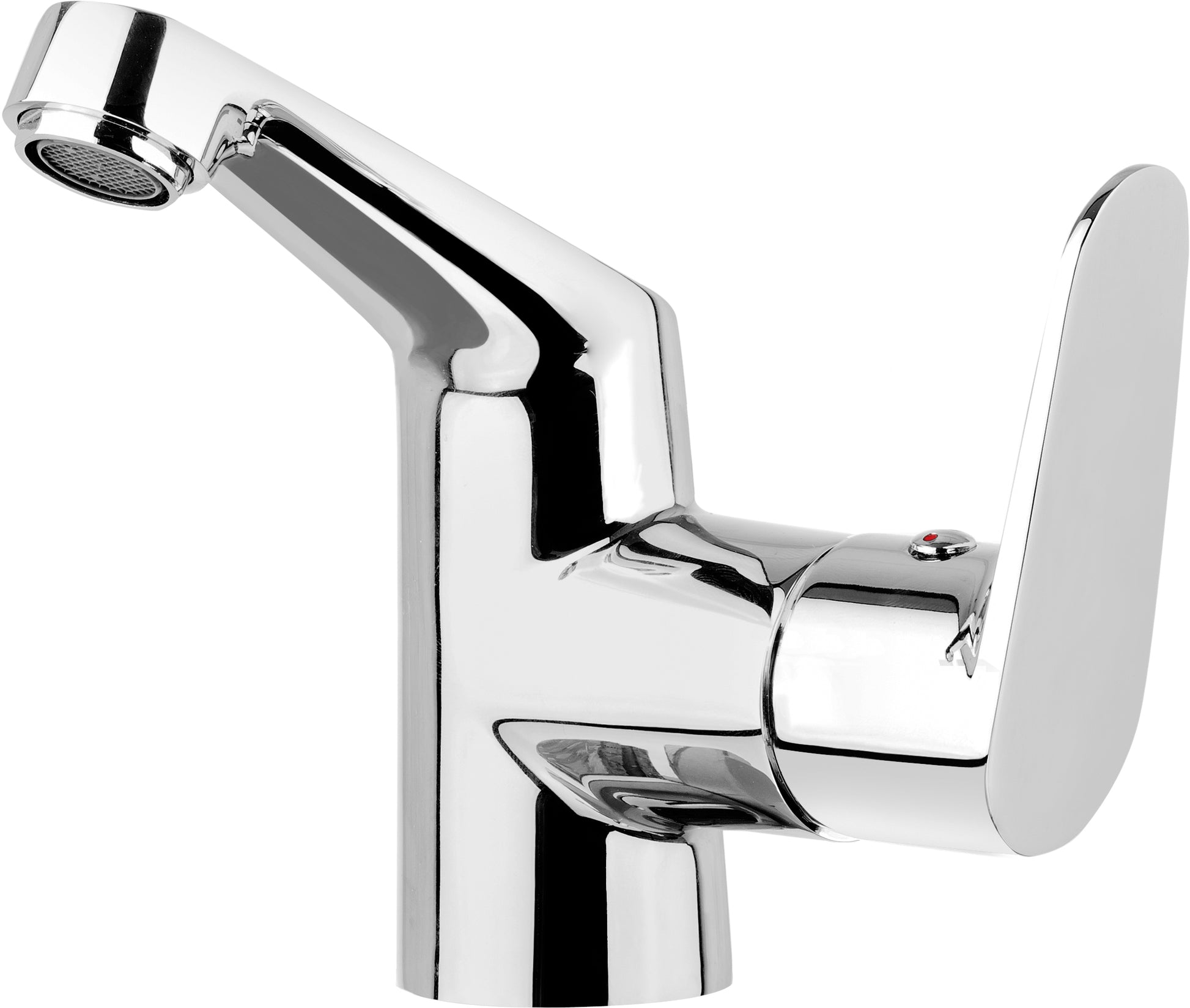 Washbasin tap, with side lever