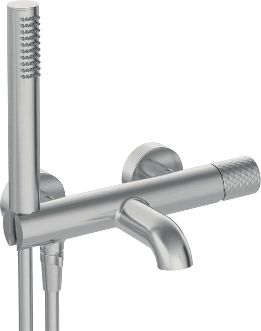 Bath mixer, with shower set