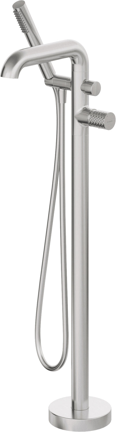 Bath mixer, freestanding, with shower set