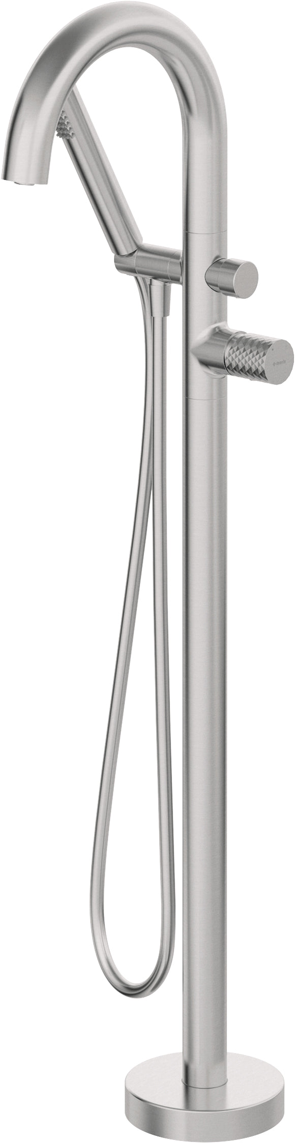 Bath mixer, freestanding, with shower set