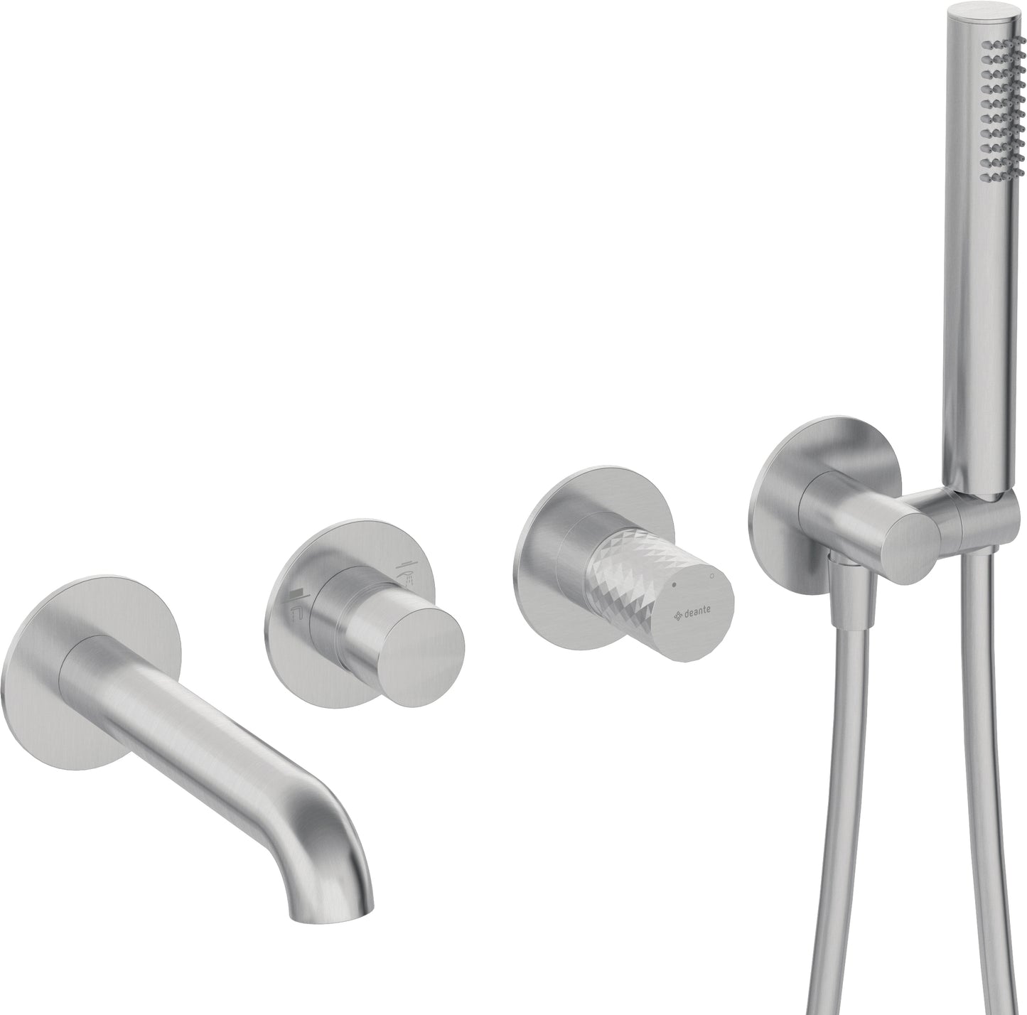 Bath mixer, 4-hole, concealed
