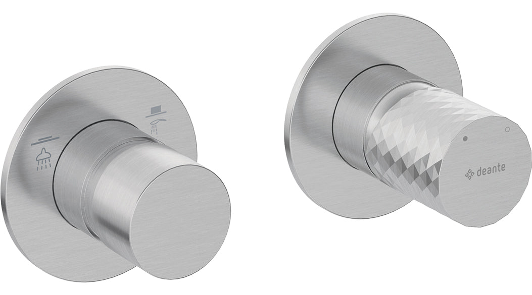 Shower mixer, with shower switch - horizontal