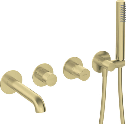 Bath mixer, 4-hole, concealed