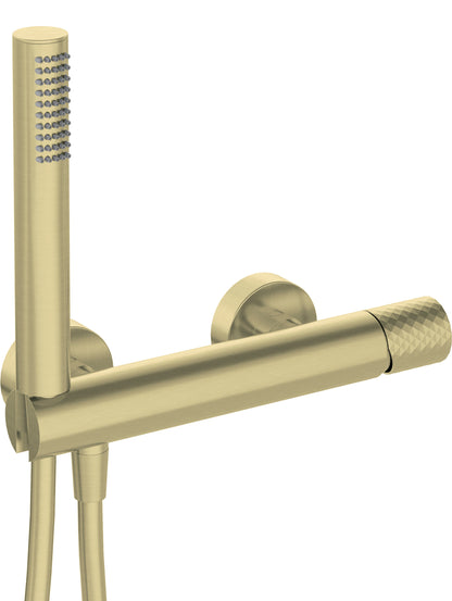 Shower mixer, with shower set