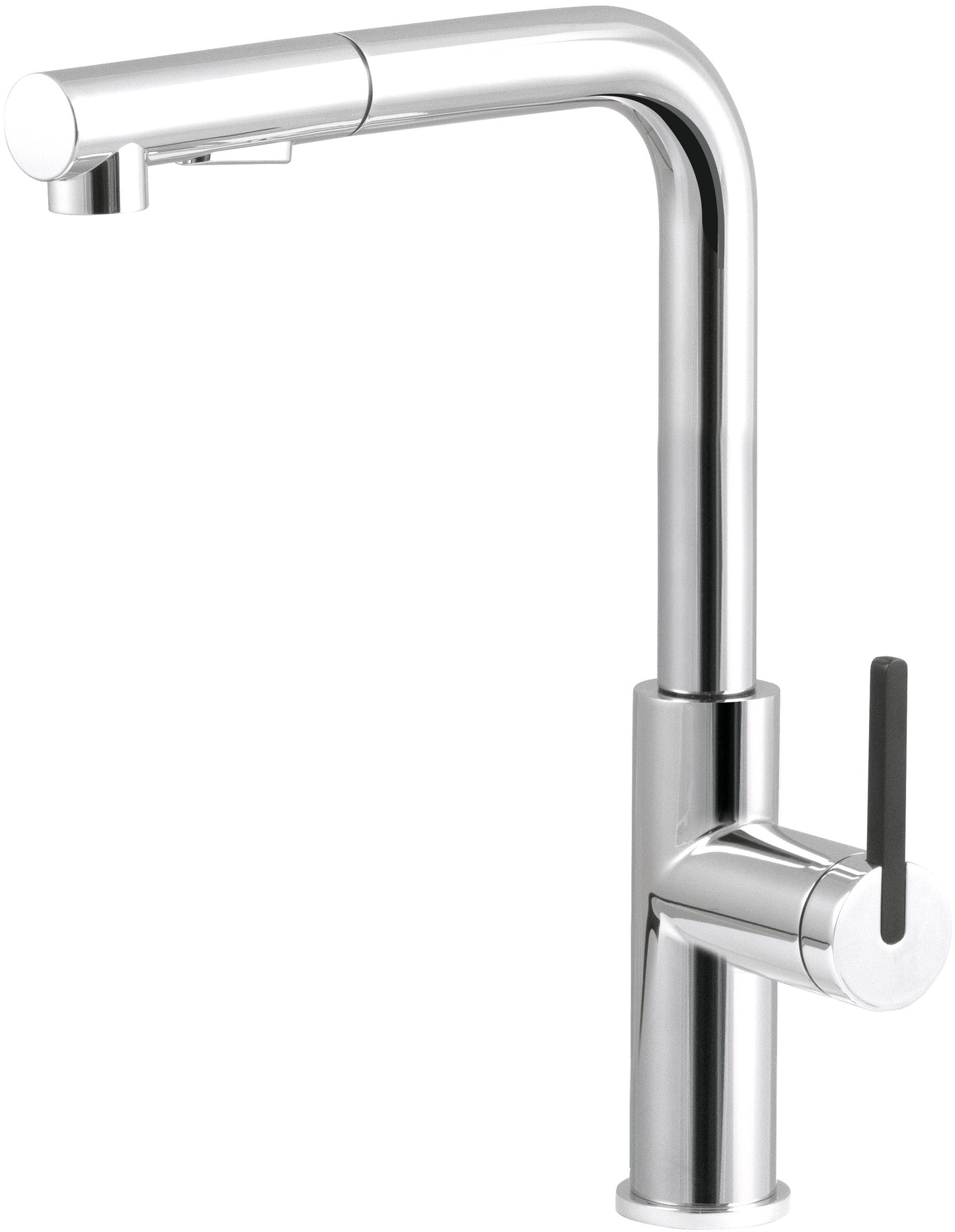Kitchen tap, with pull-out spout