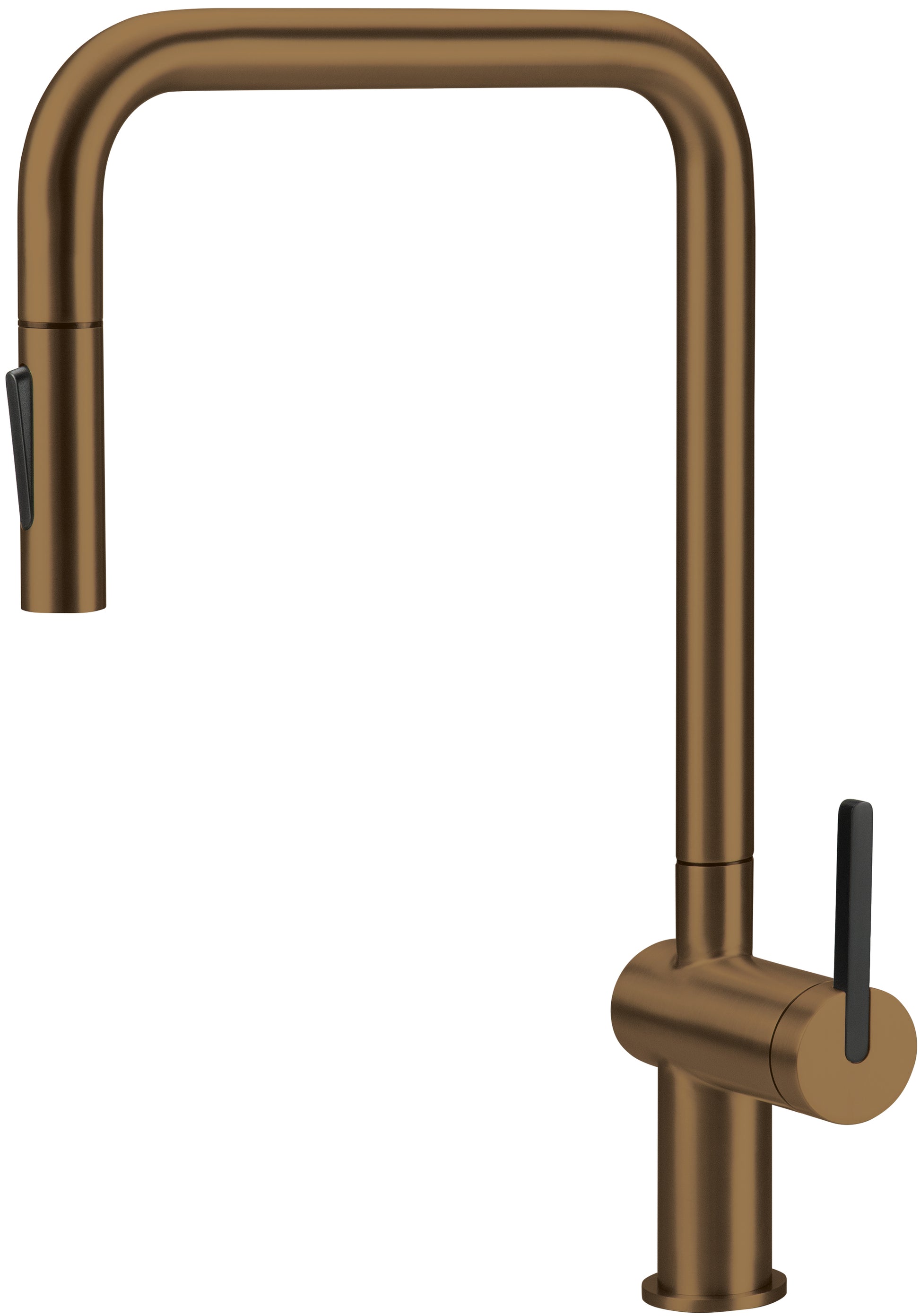 Kitchen tap, with pull-out spout