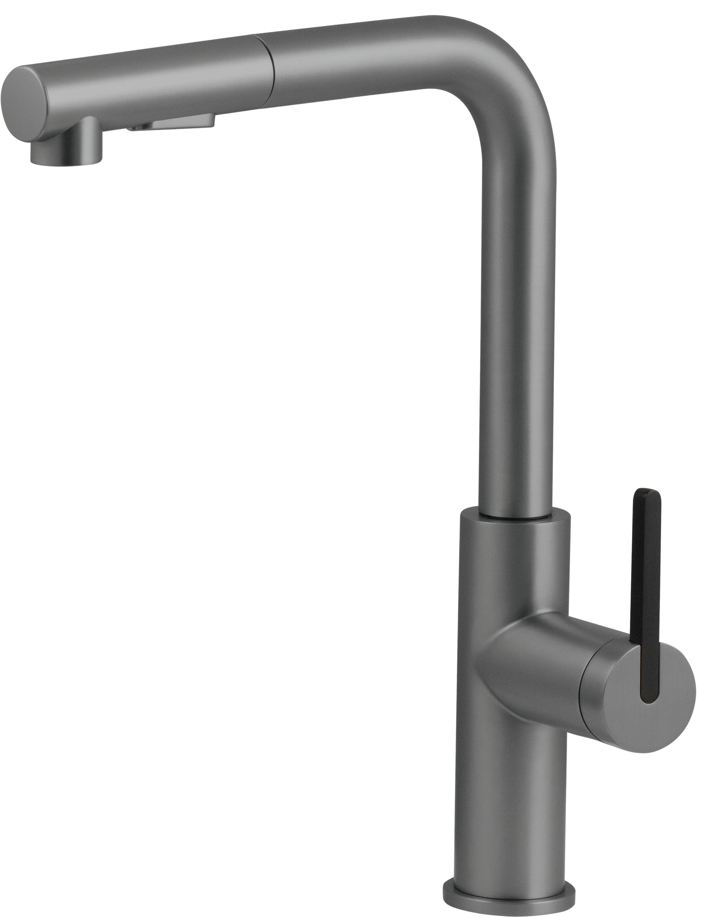Kitchen tap, with pull-out spout