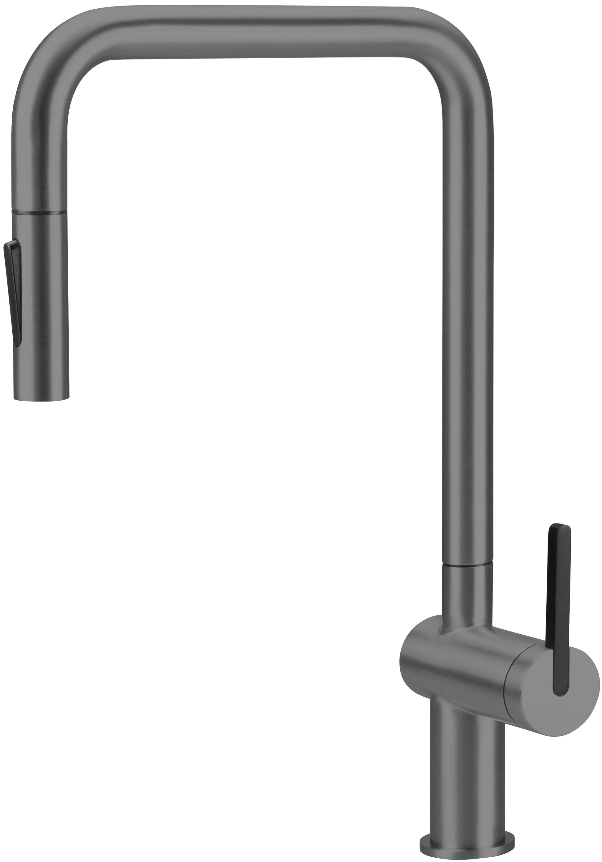 Kitchen tap, with pull-out spout