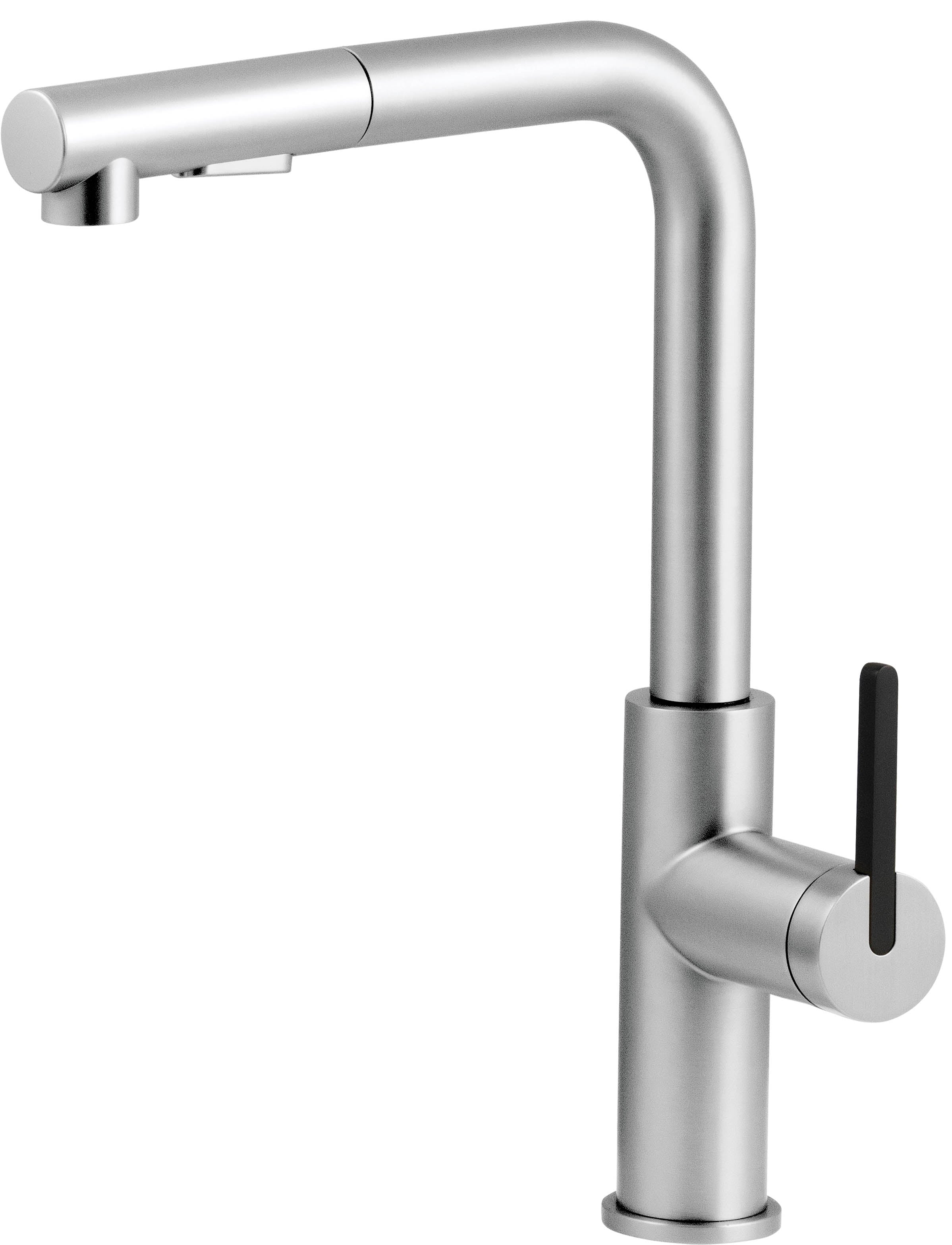 Kitchen tap, with pull-out spout