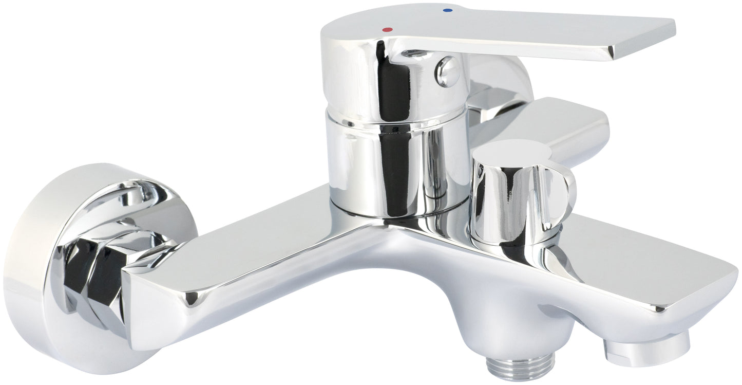 Bath mixer, wall-mounted