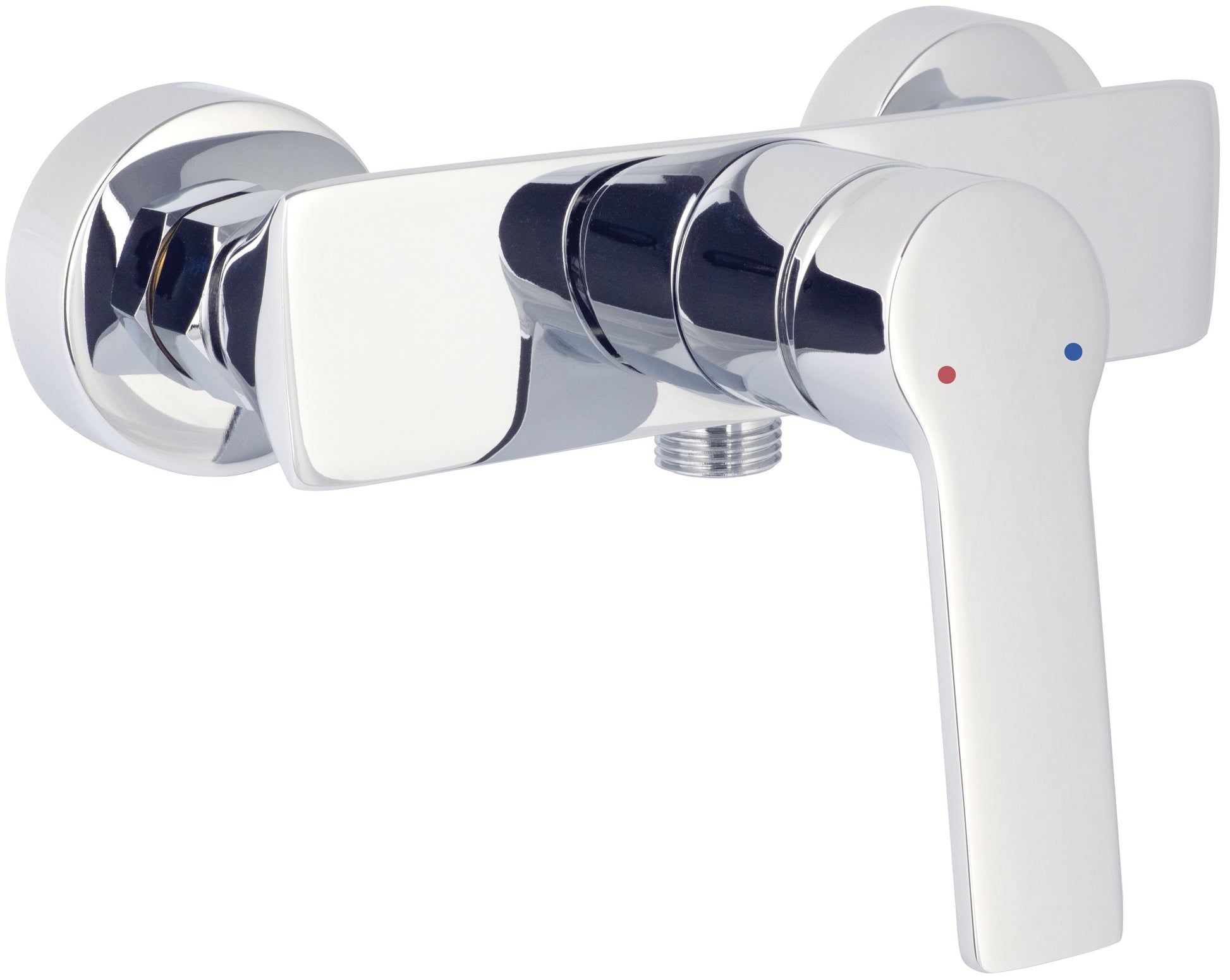 Shower mixer, wall-mounted
