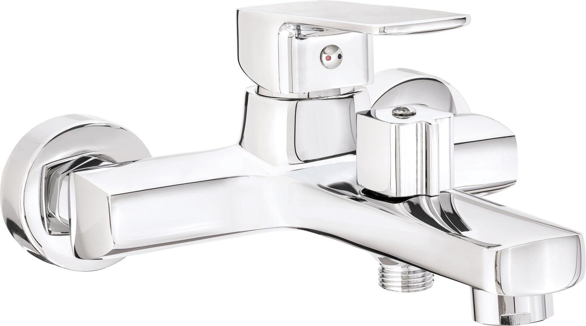 Bath mixer, wall-mounted
