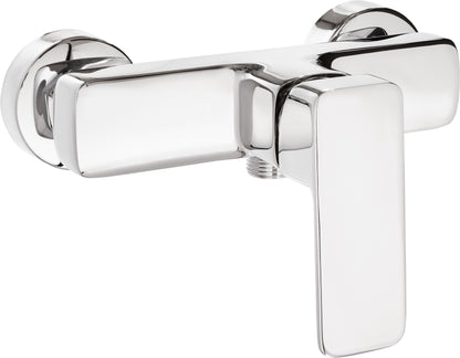 Shower mixer, wall-mounted