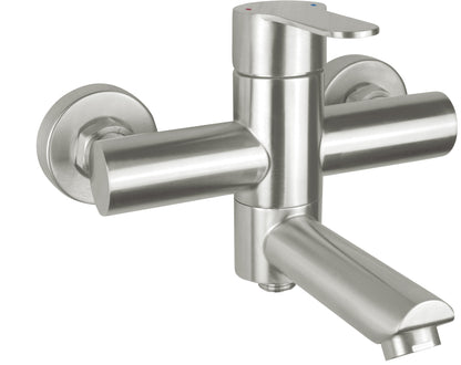 Bath mixer, wall-mounted