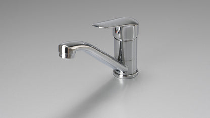 Washbasin tap, with swivel spout
