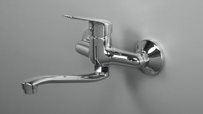 Washbasin tap, wall-mounted