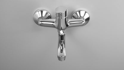 Washbasin tap, wall-mounted