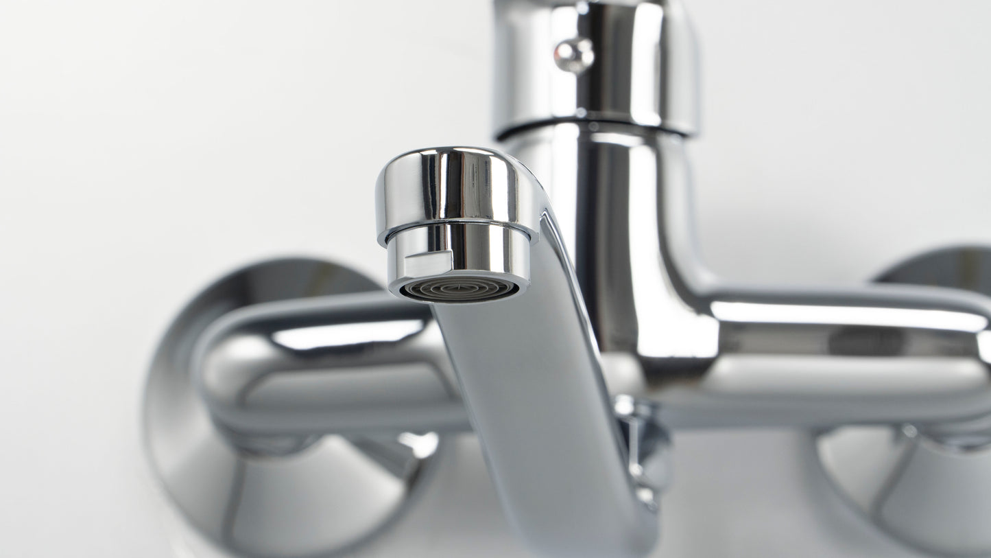 Washbasin tap, wall-mounted