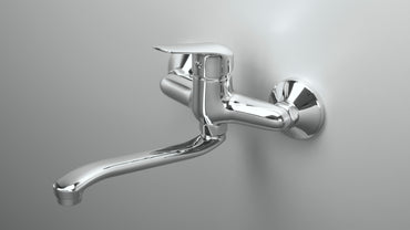 Kitchen tap, wall-mounted