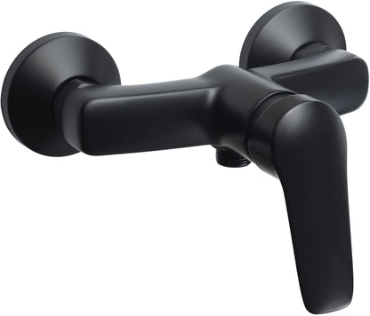 Shower mixer, wall-mounted