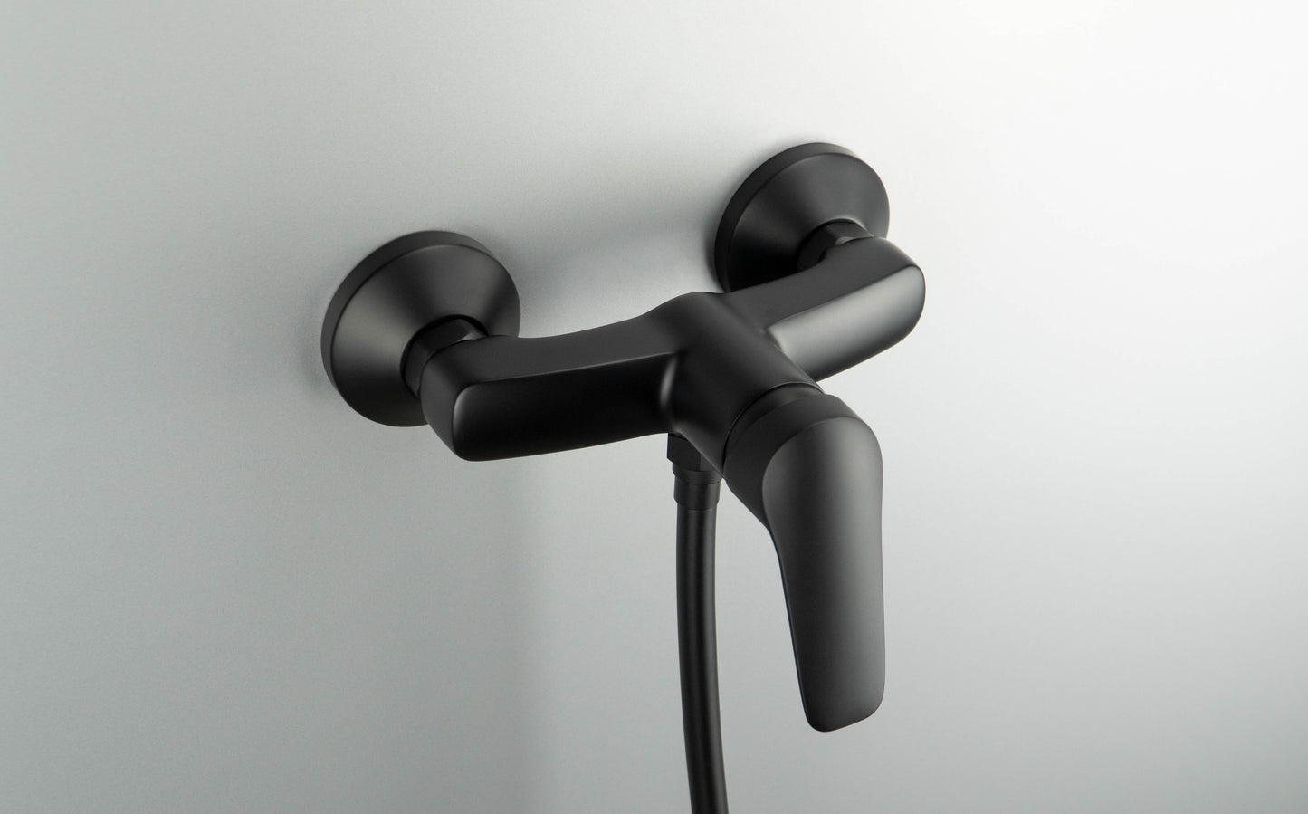 Shower mixer, wall-mounted