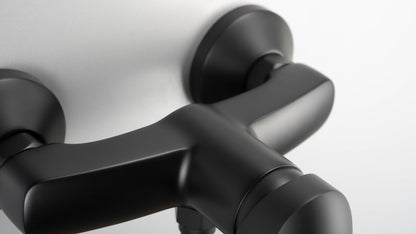 Shower mixer, wall-mounted