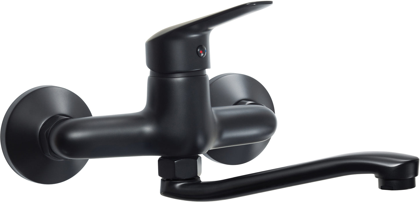 Washbasin tap, wall-mounted