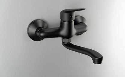 Washbasin tap, wall-mounted