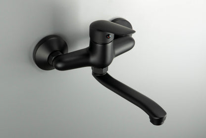 Washbasin tap, wall-mounted