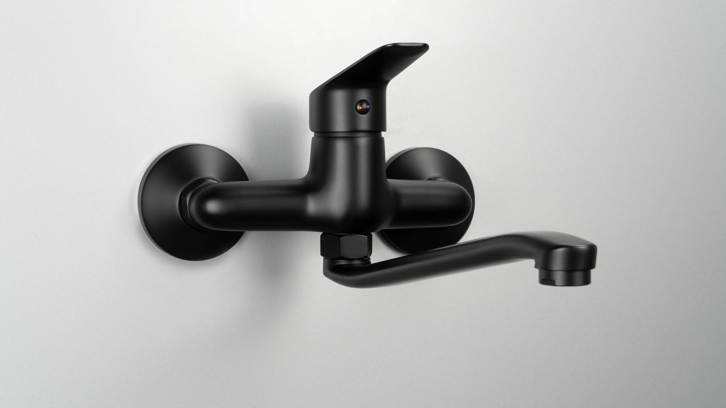 Kitchen tap, wall-mounted