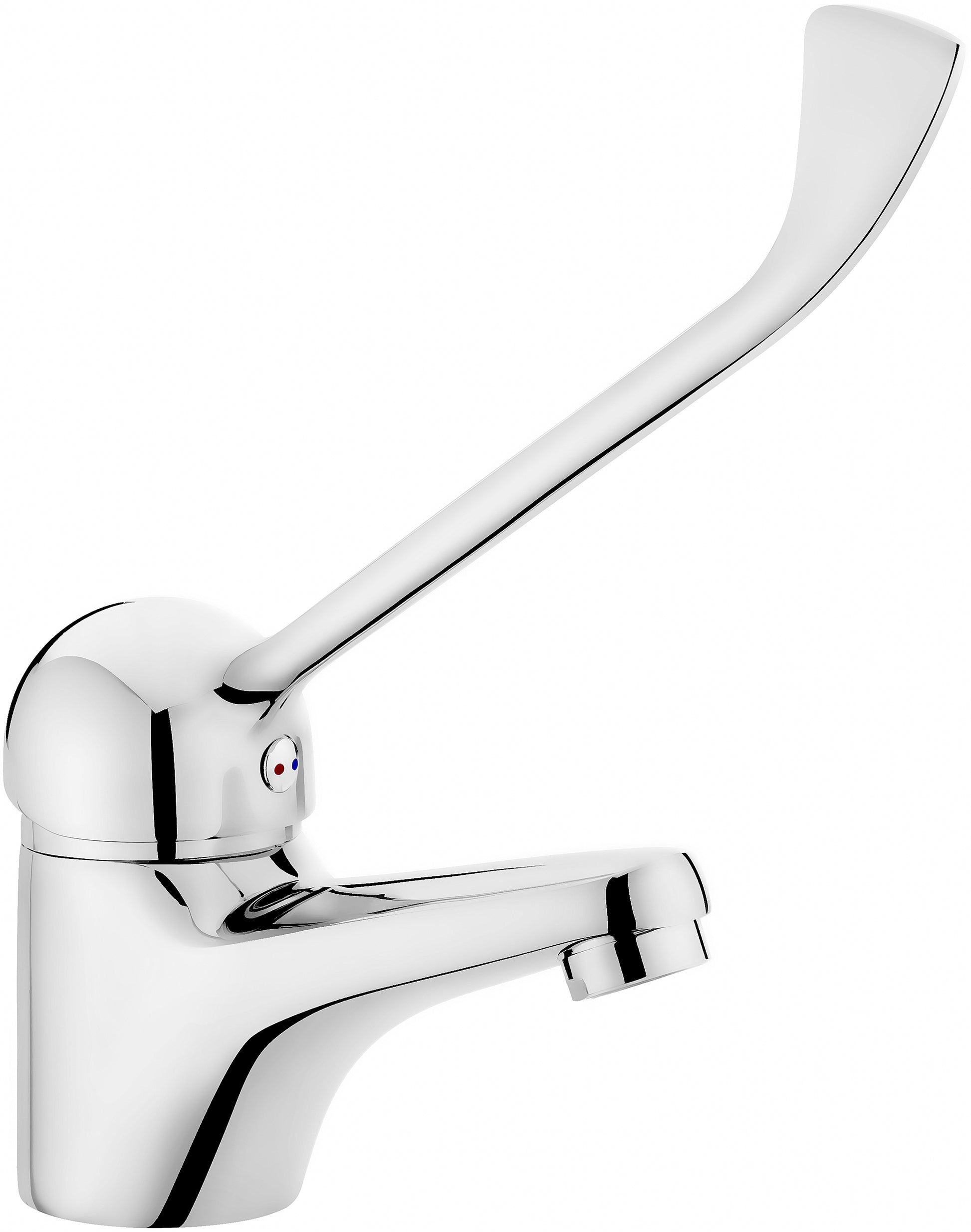 Washbasin tap, with automatic plug, with Clinic lever