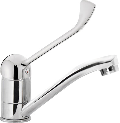 Washbasin tap, with Clinic lever