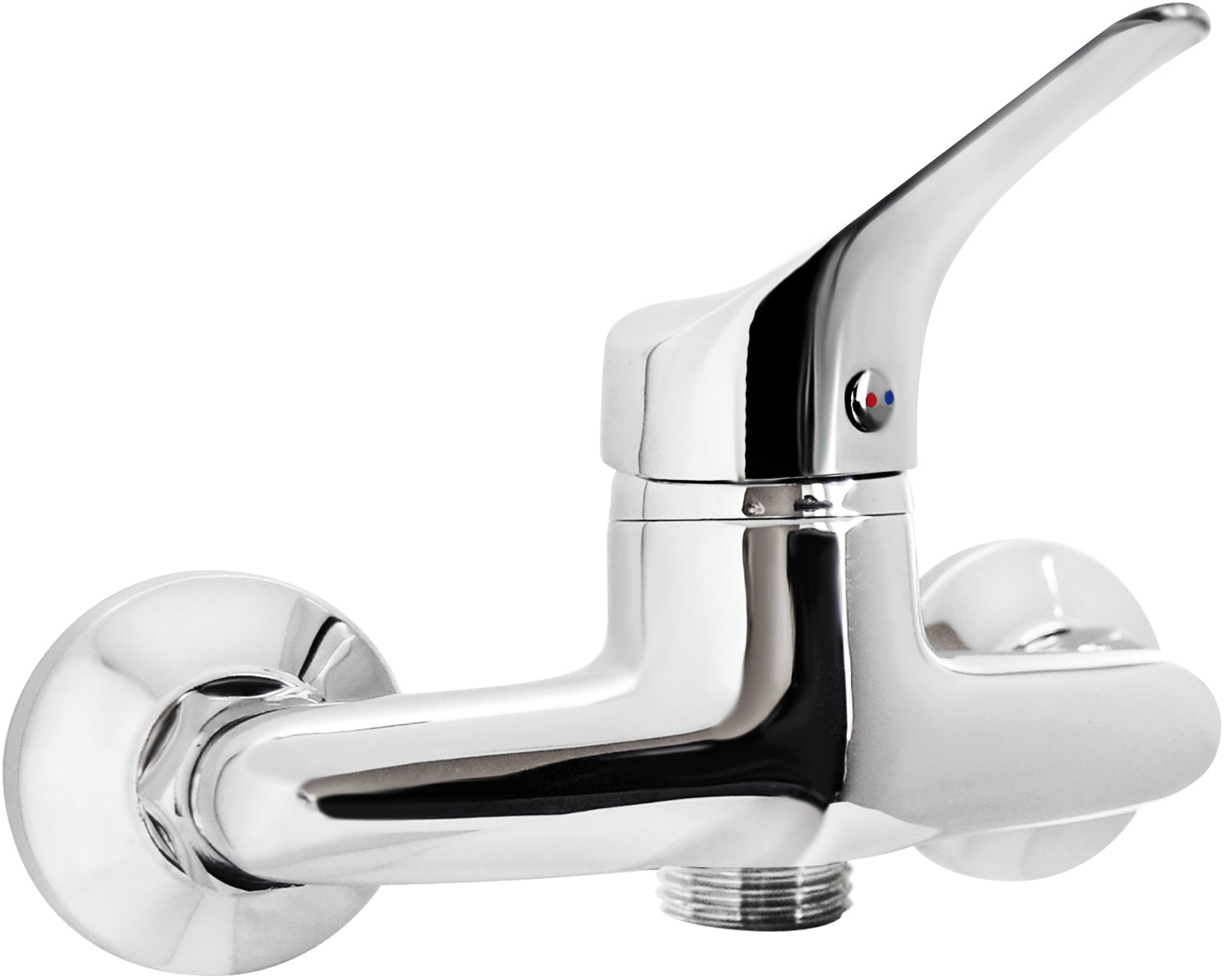 Shower mixer, wall-mounted