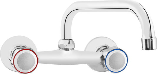 Washbasin tap, wall-mounted
