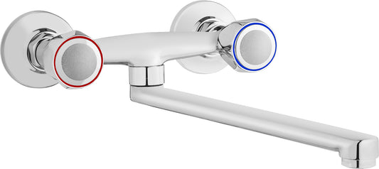 Kitchen tap, wall-mounted