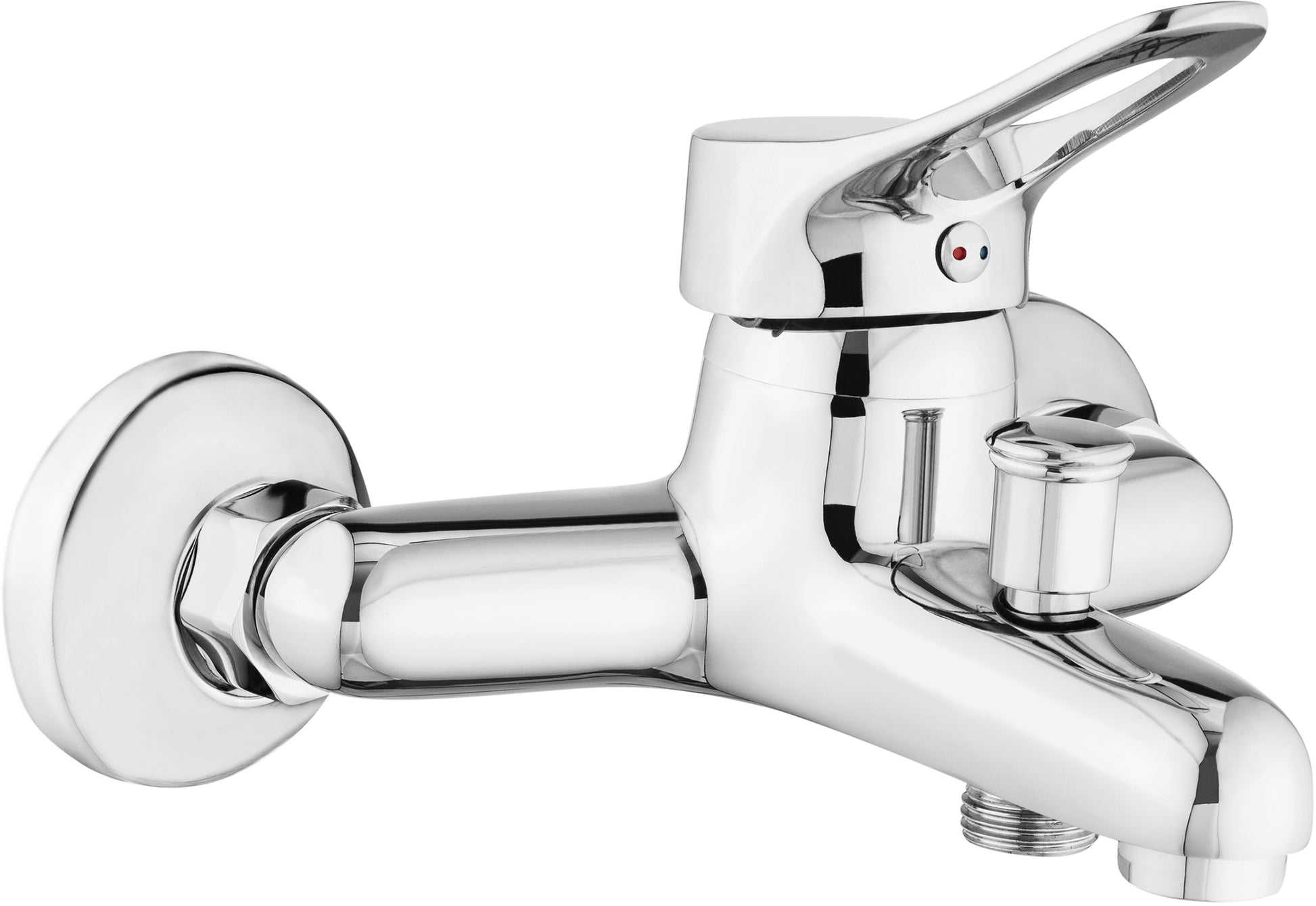Bath mixer, wall-mounted