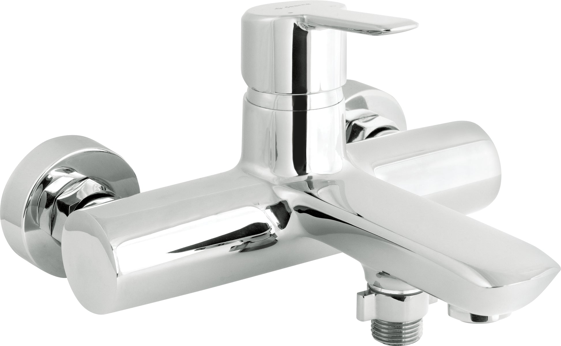 Bath mixer, wall-mounted, one-handle