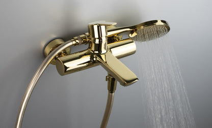 Bath mixer, wall-mounted