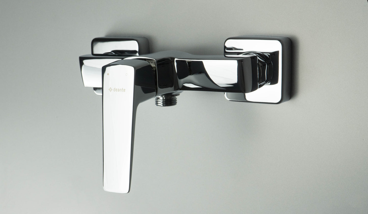 Shower mixer, wall-mounted
