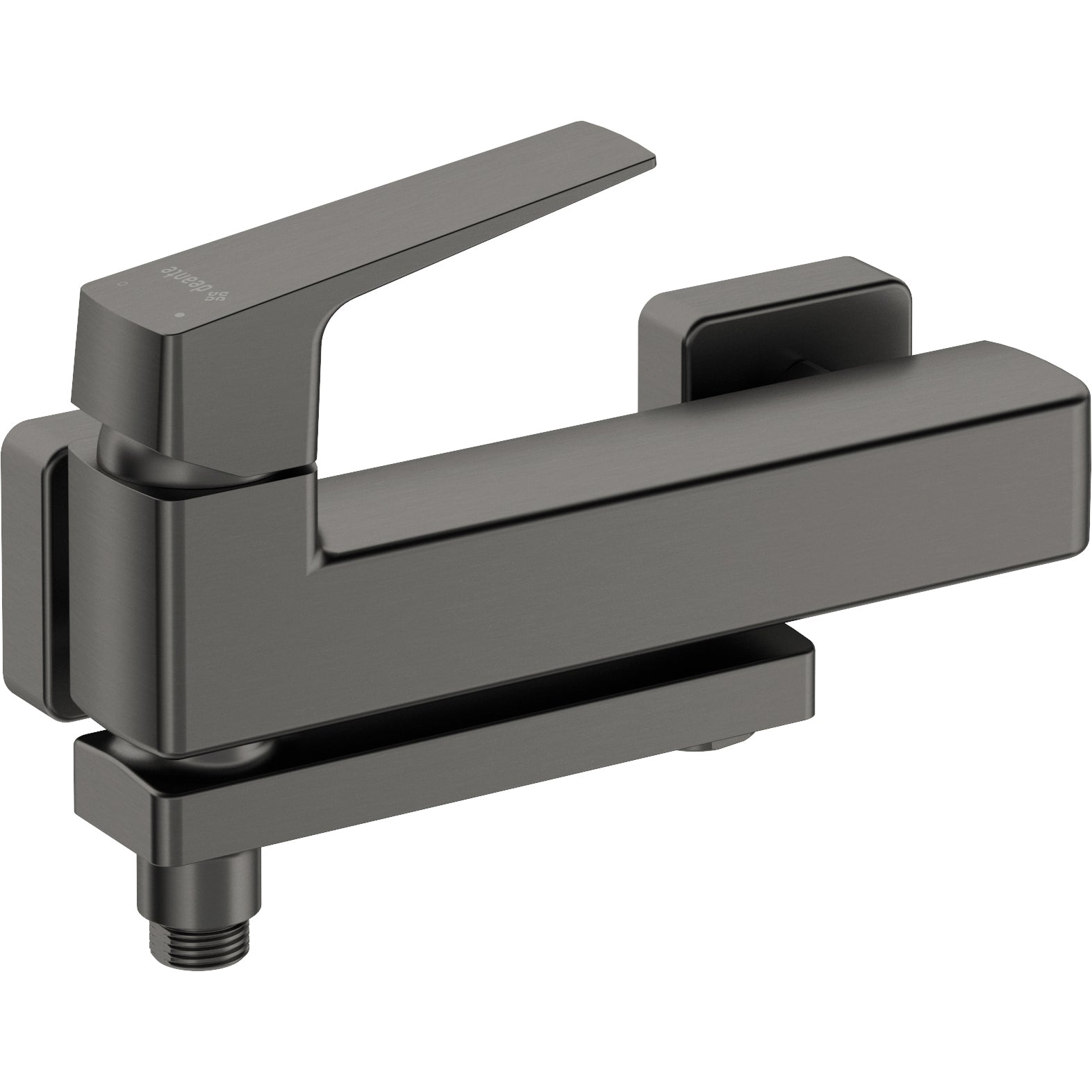 Bath mixer, wall-mounted - with foldable spout