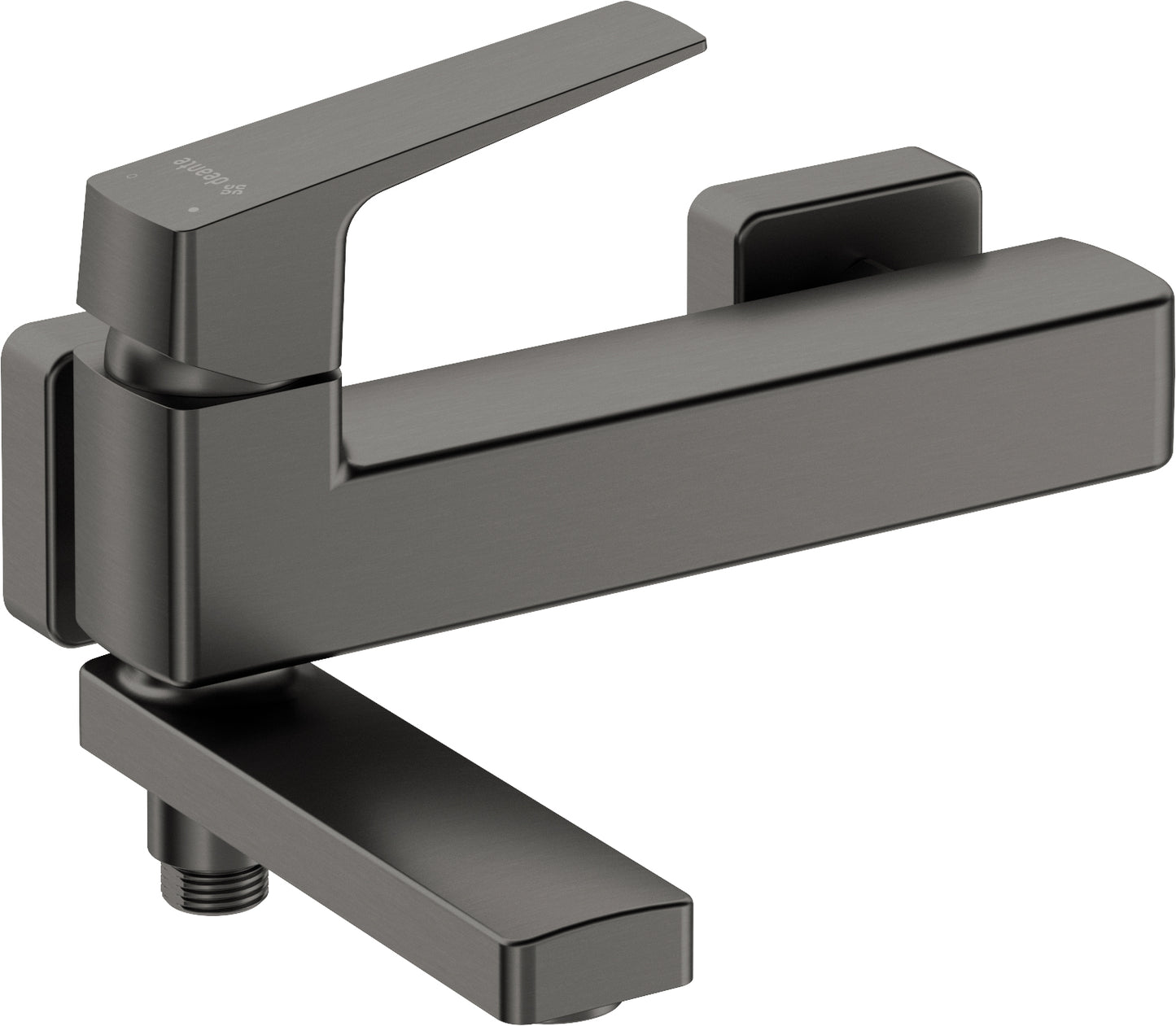 Bath mixer, wall-mounted - with foldable spout